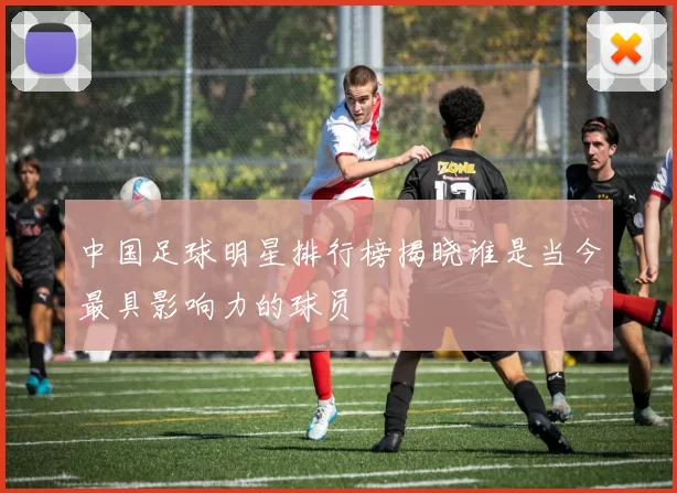 中国足球明星排行榜揭晓谁是当今最具影响力的球员