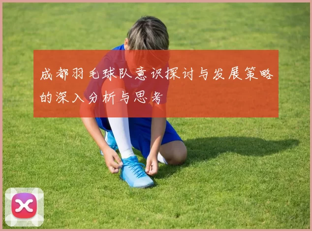 成都羽毛球队意识探讨与发展策略的深入分析与思考