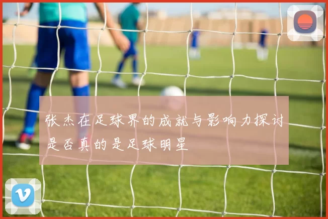 张杰在足球界的成就与影响力探讨是否真的是足球明星